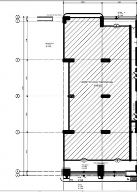 Cho thuê 650m2 mặt tiền 20m sàn tầng 1 tòa nhà KĐT Ngoại Giao Đoàn