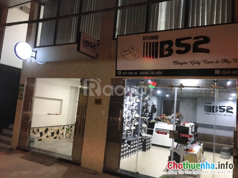 Giảm ngay giá thuê hỗ trợ covid, cửa hàng 26m2 ngõ 99 đường Cầu Diễn