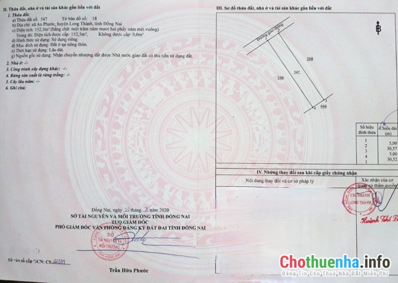 Mình Chính Chủ Gửi Bán Đất Long Thành Tỉnh Đồng Nai