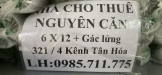 Cho thuê nhà mặt nguyên căn có gác, có thể kinh doanh và ở lại.